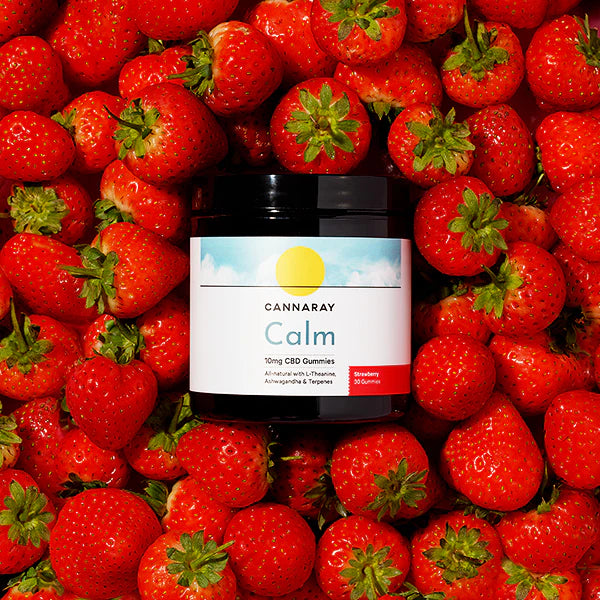 Cannaray Calm 10mg CBD Gummy (30 count) - Strawberry