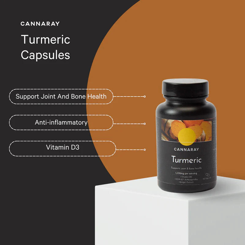 Cannaray Tumeric Capsules 1200mg