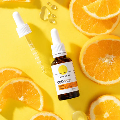 Cannaray Bright Days Oil Drops 1500mg 30ml - Juicy Orange