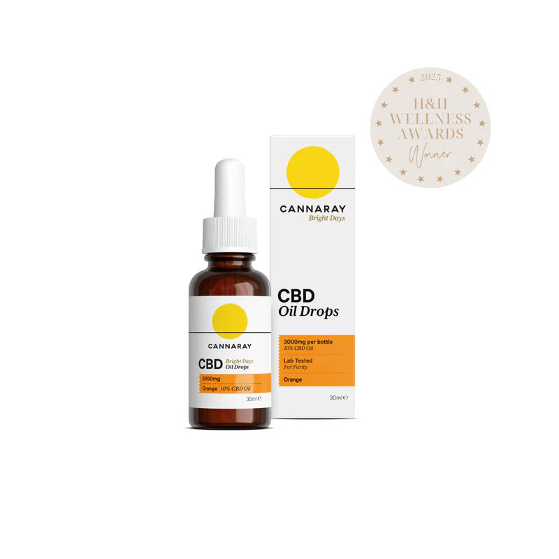 Cannaray Bright Days Oil Drops 1500mg 30ml - Juicy Orange